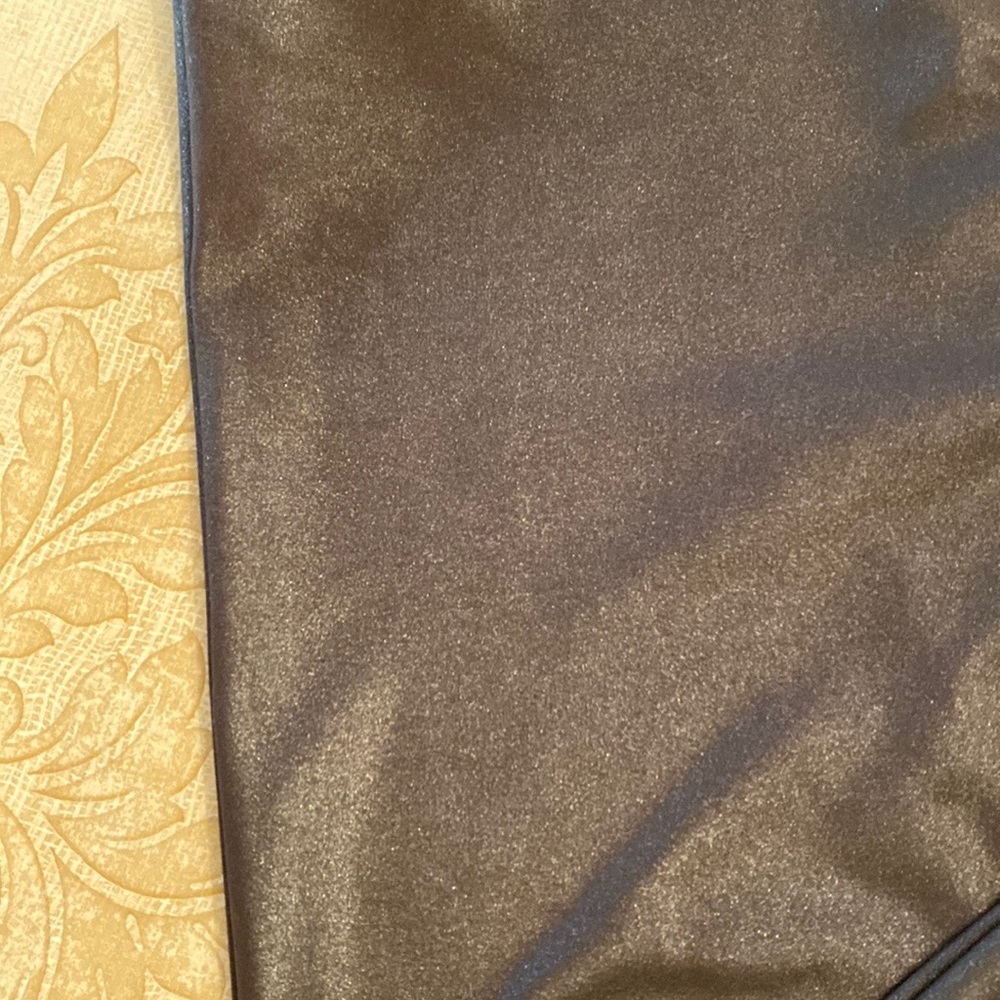 Athleta Elation High Rise Gray Silver Shimmer Leggings M - Picture 9 of 13